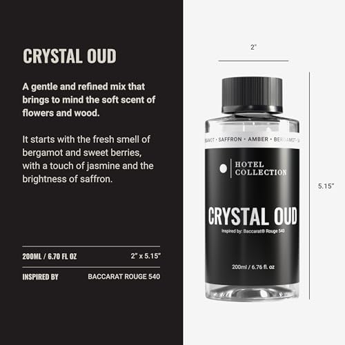 Hotel Collection - Crystal Oud Fragrance Oil for Home Diffusers, 200 mL