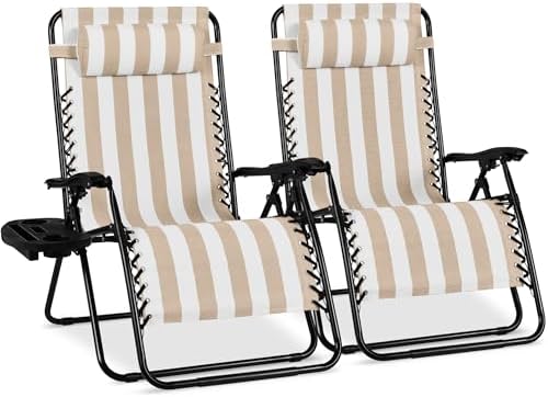 Best Choice Products Set of 2 Extra Wide Zero Gravity Chair Recliner