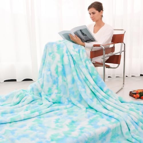 MUGD Lightweight Blanket Fleece Big Blanket Fuzzy Throw Blanket for Bed Queen Size