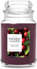 Yankee Candle Cranberry Chutney Scented Candle, 22oz Large Jar