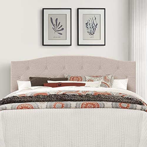 Hillsdale, Provence Upholstered King/Cal King Headboard, Light Beige