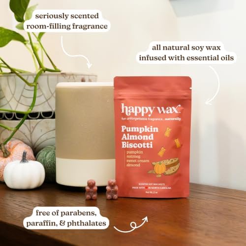 Happy Wax Fall Scented Soy Wax Melts 6oz Variety Pack - Pumpkin Collection