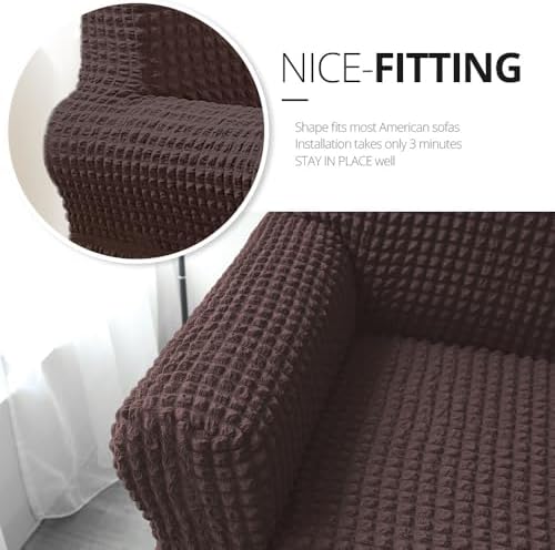 NICEEC Arm Chair Covers Armchair Covers Universal Slipcovers with Skirt