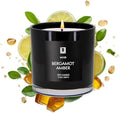 Lulu Candles Bergamot & Amber Luxury Scented Soy Candle, 9 Oz