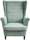 NILUOH Wingback Chair Covers 2-Piece, Armchair Slipcovers for Living Room