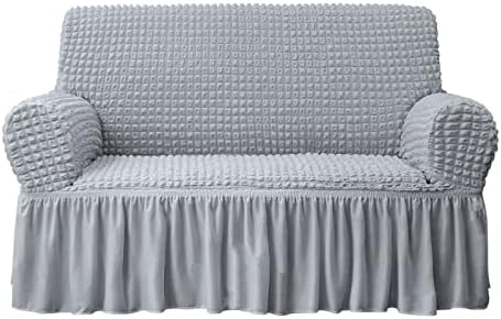 NICEEC Loveseat Covers Washable Love Seat Couch Covers Slipcover with Skirt