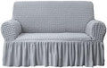 NICEEC Loveseat Covers Washable Love Seat Couch Covers Slipcover with Skirt