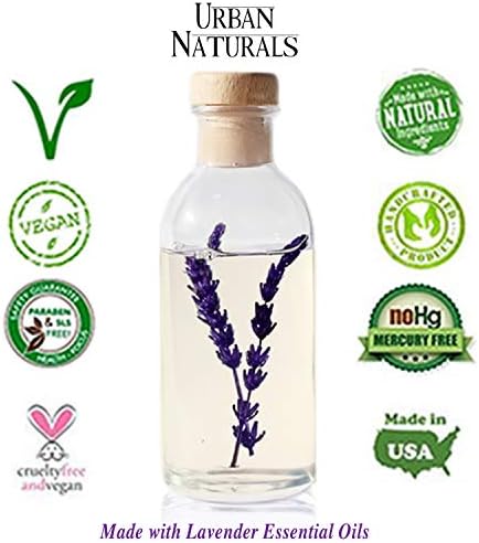 Urban Naturals Reed Diffuser Set, Lavender Fields - Bathroom Shelf Décor