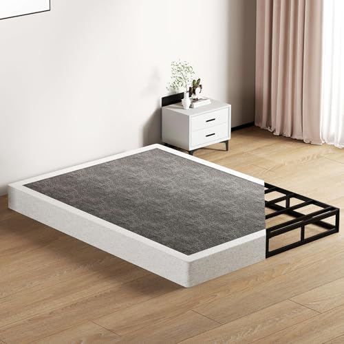 7 Inch King Box Spring - Metal Frame Mattress Foundation Memory Foam Basics Bed Base Heavy Duty Box Springs No Noise, 3000lbs Max Weight Capacity