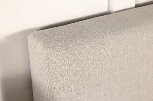 Coaster Pirro King and Cal King Upholstered Panel Headboard, Sand 315980K