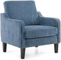 VINGLI Accent Chair, Chenille Upholstered Armchair, 380 LBS, Living Room