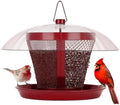 Kingsyard Rain-Resistant Metal Mesh Bird Feeder for Outdoor Hanging