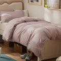 Bedsure Twin/Twin XL Duvet Cover, Double Brushed Bedding Set, Dusty Rose