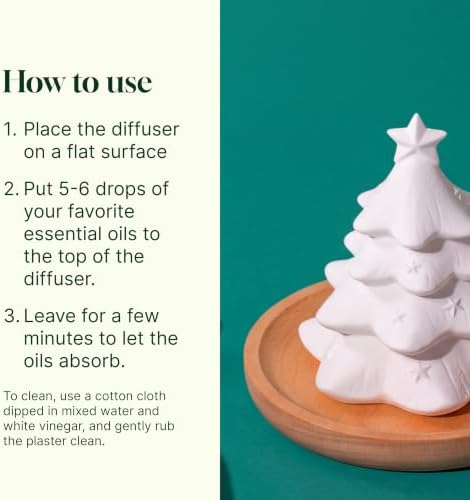 Plant Therapy Christmas Tree Holiday Passive Diffuser for Essential Oils