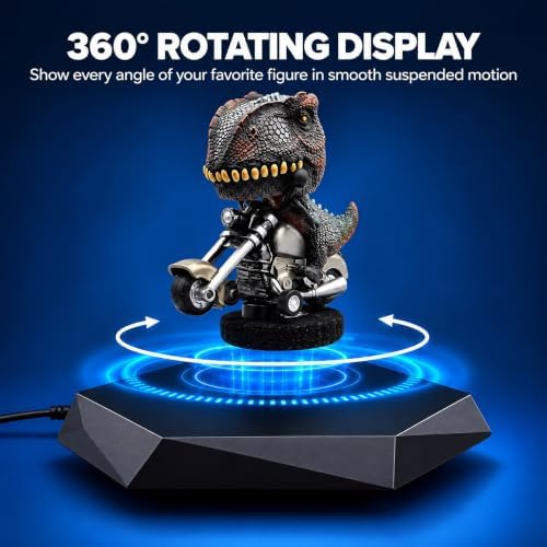 Levitating Display Decor, Rotating Figure Display Stand, 0.8lb