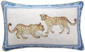 patdrea Designer French Vintage Leopard Printed Pillow Cover,12"x20"