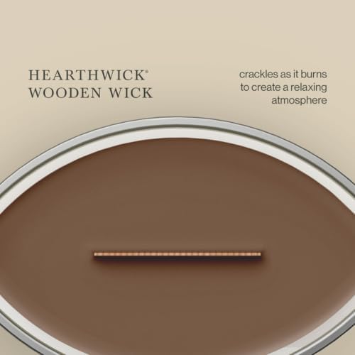 WoodWick Humidor Scented Candle, Crackling Wick, 16oz