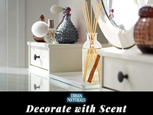 Urban Naturals Reed Diffuser Set, Cinnamon Vanilla - Bathroom Shelf Décor