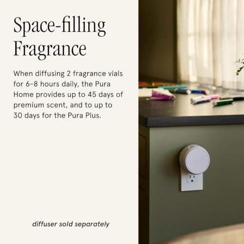 Pura x Studio McGee Home Diffuser Refill, 2 Pack, White Bergamot