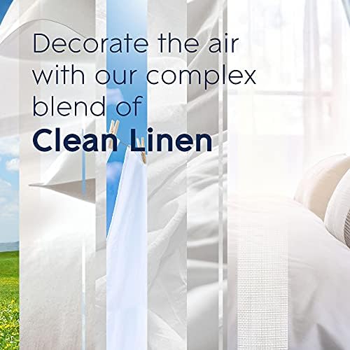 Glade Automatic Spray Air Freshener Refill, Clean Linen, 3 Count