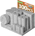 Furniture Pads 300 Pcs Premium Furniture Felt Pads Self Adhesive, Grey