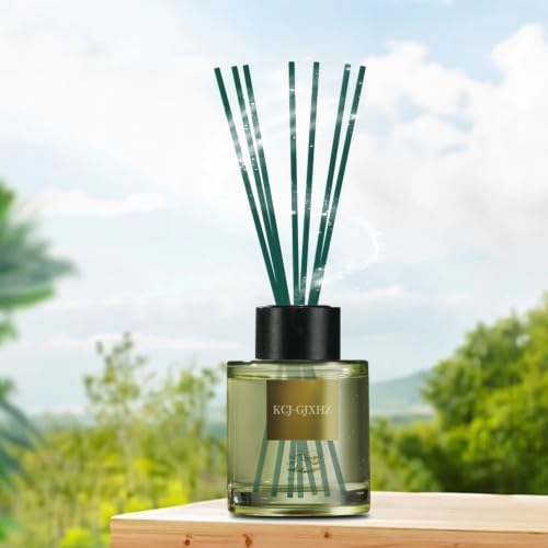 130Pcs Reed Diffuser Sticks-7.5Inch/3mm Green Reed Sticks Essential Oil Aroma Diffuser Reeds Aroma Fragrance Refills (3mm X 19cm (130pcs))