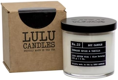 Lulu Candles | Pineapple Evergreen | Luxury Scented Soy Jar Candle | Hand Poured in The USA | Highly Scented & Long Lasting (6 Oz.)