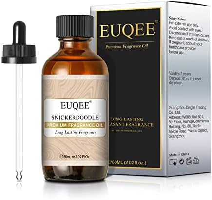 EUQEE Snickerdoodle Fragrance Oil for Candle Making (2.02 Fl oz/60 ml)
