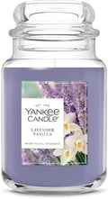 Yankee Candle Lavender Vanilla Scented Candle, 22oz Large Jar