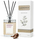 Earthy Sandalwood Scent Reed Diffuser Set with 10 Diffuser Sticks, 5.1 oz