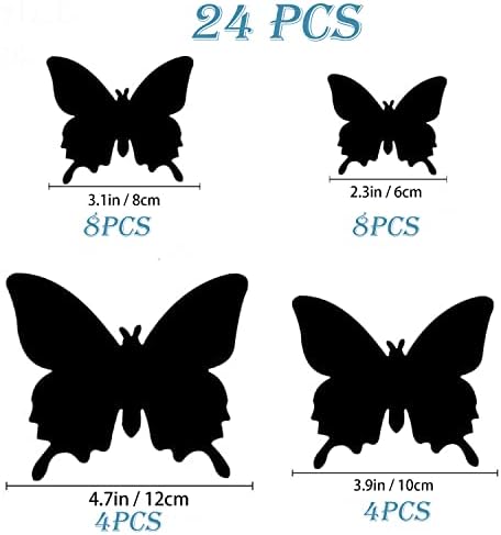 OPSEAM 3D Butterfly Wall Decor Butterfly Decorations Stickers with Magnets