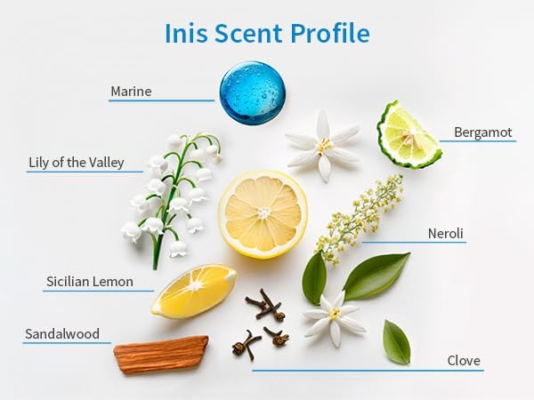 Inis the Energy of the Sea - Reed Diffuser Set with Fragrance Oil