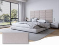 Peel and Stick Upholstered Headboard Queen Size, 9 Panels