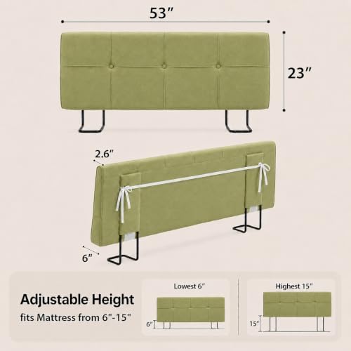 Full Headboard with Adjustable Height