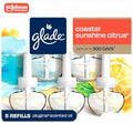 Glade PlugIns Air Freshener Refills, Coastal Sunshine Citrus, 5 Count