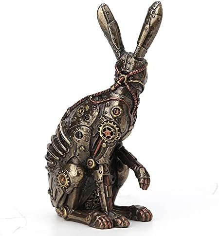 Veronese Design Steampunk Style Jack Rabbit Bronze Finished Statue