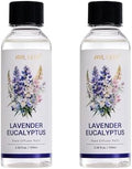 Airkeep Reed Diffuser Oil Refill/Lavender Eucalyptus/3.38 oz(100ml)/2 Pack/Scented Oil Refill for Reed Diffuser Home Fragrance for Bedroom, Bathroom Office Home Decor