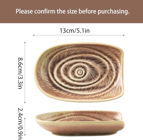 Ceramic Spoon Rest for Stove Top, Spoon Holder for Kitchen Counter