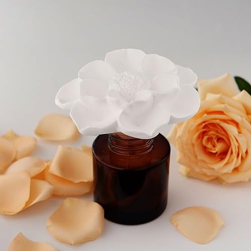 Essential Oil and Diffuser Gift Set, You're Awesome Like Rose Blossom (1.7 fl.oz|50ml), 60-Days Natural Air Freshener Non-Toxic Home Scent Upgrades Fragrance Reed Diffuser 18