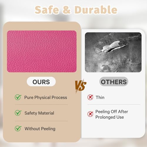 Waterproof Baby Play Mat for Floor Memory Foam 47 * 47 Cushion Playpen Playmat Tummy Time Crawling Mat Nursery Rug Thick Pad Create Soft & Safe Area for Infants,Toddler,Kids,Hot Pink