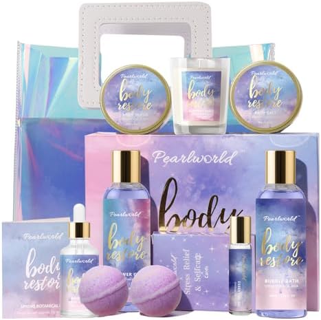 Birthday Gifts for Women, 12 Pcs Luxury Bath Skin Care Shower Bath Set