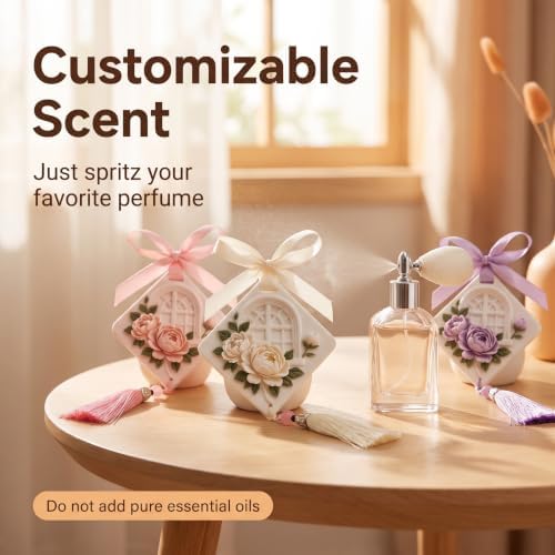 Plaster Aroma Tester 3 Pack, Three Colors, Peony, Unscented.