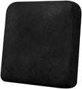 Couch Cushion Cover Leather-Look 1PC Stretch Chair Seat Slipcover for Living Room Individual Armchair Seat Cushion Cover, Pet-Friendly, Non-Slip, Easy Fit - Black