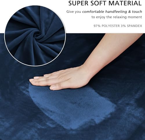 NICEEC Love Seat Couch Covers Loveseat Covers Universal Cover with Skirt