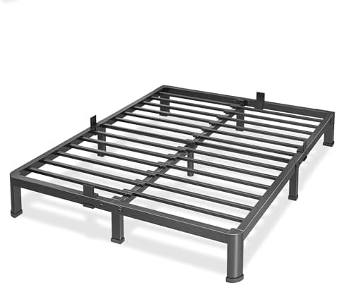 10 Inch King Size Metal Platform Bed Frame with Round Corners Leg