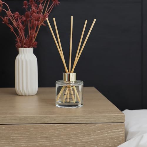 100ml Scent Diffuser with 6 Fiber Sticks, 3.5 oz Reed Diffuser Set