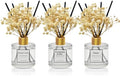 Reed Diffuser Set of 3 Pack,Clean Linen,Eucalyptus & Mint,Ocean Scented Oil Diffuser with 4 Sticks,Reed Diffusers for Home,Living Room,Bathroom Air Freshener Diffuser,50ml x 3