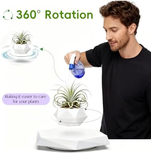 MOOCCI Floating Plant Pot,Levitating Planter for Succulents