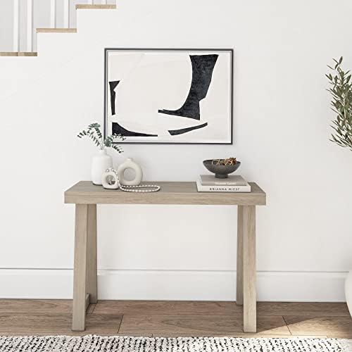Plank+Beam Classic Console Table, 46 Inch, Seashell
