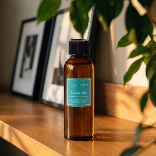 COCORRÍNA Reed Diffuser Refill, Ocean Mist, 3.38 fl oz, 6 Reeds